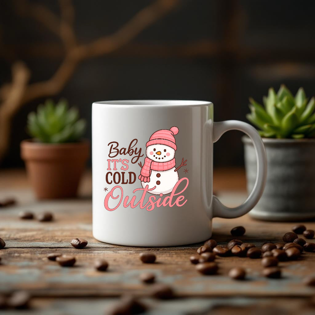 Christmas mug Baby is cold outside