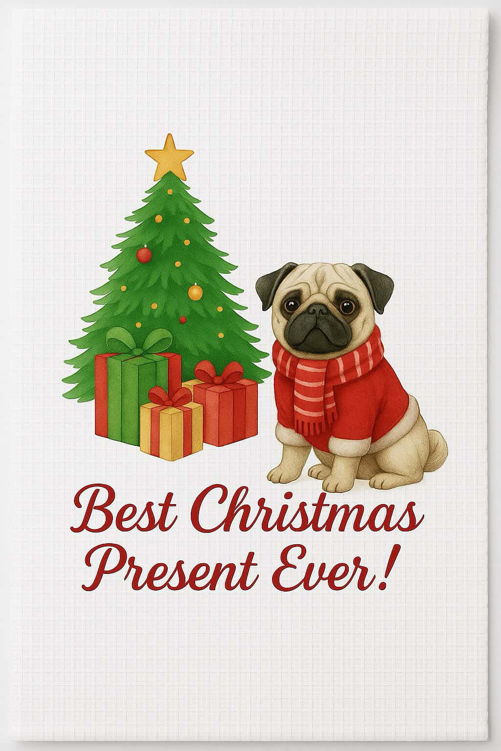 Christmas Dog kitchen Towel