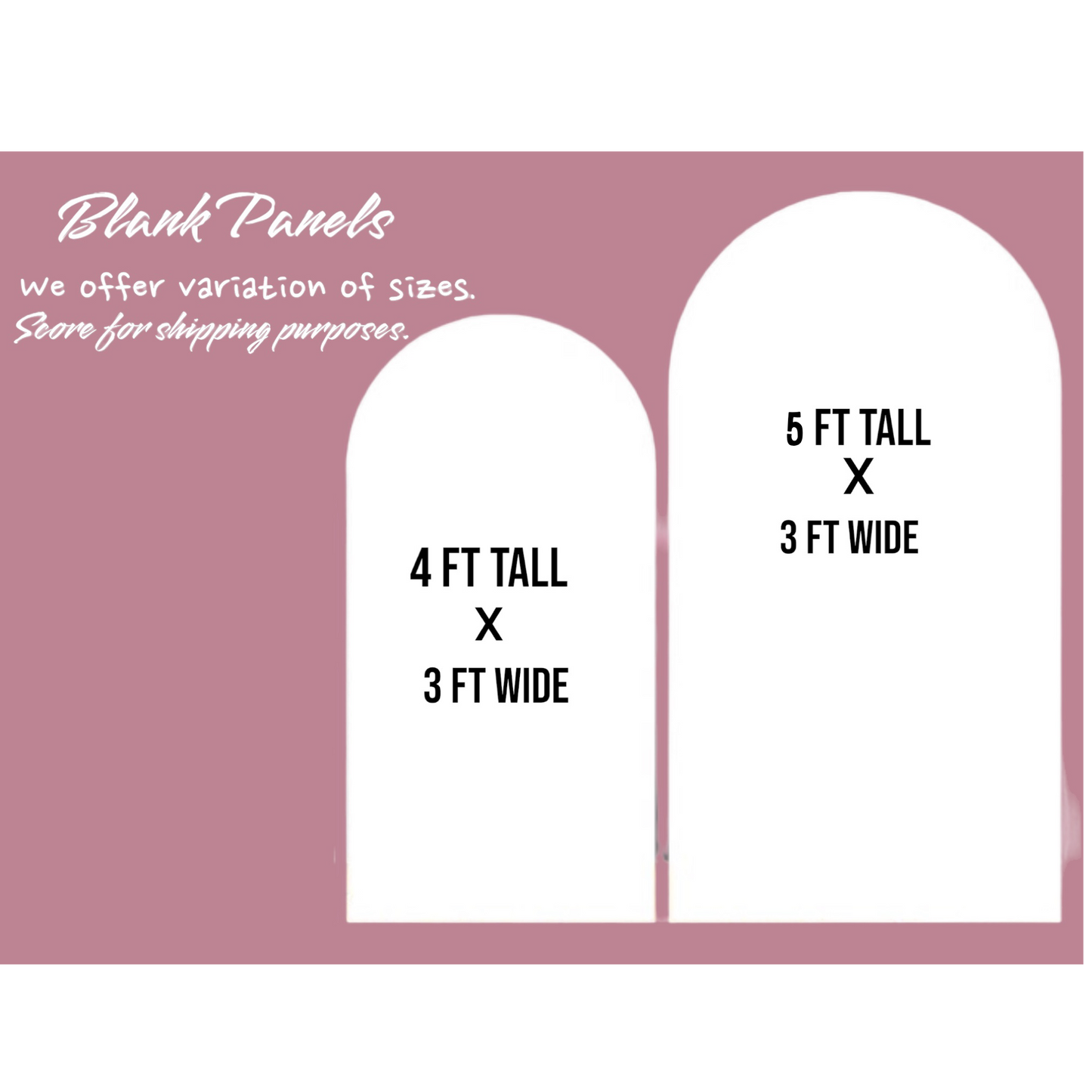 Blank panels high quality foam board.