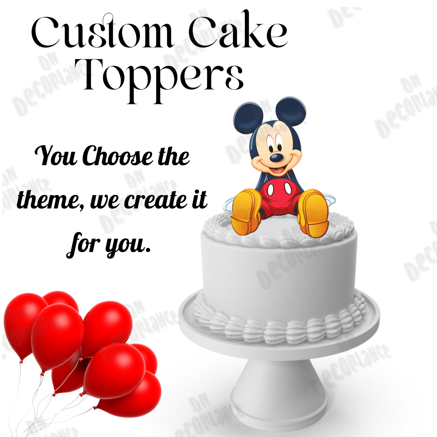 Custom Cake Toppers