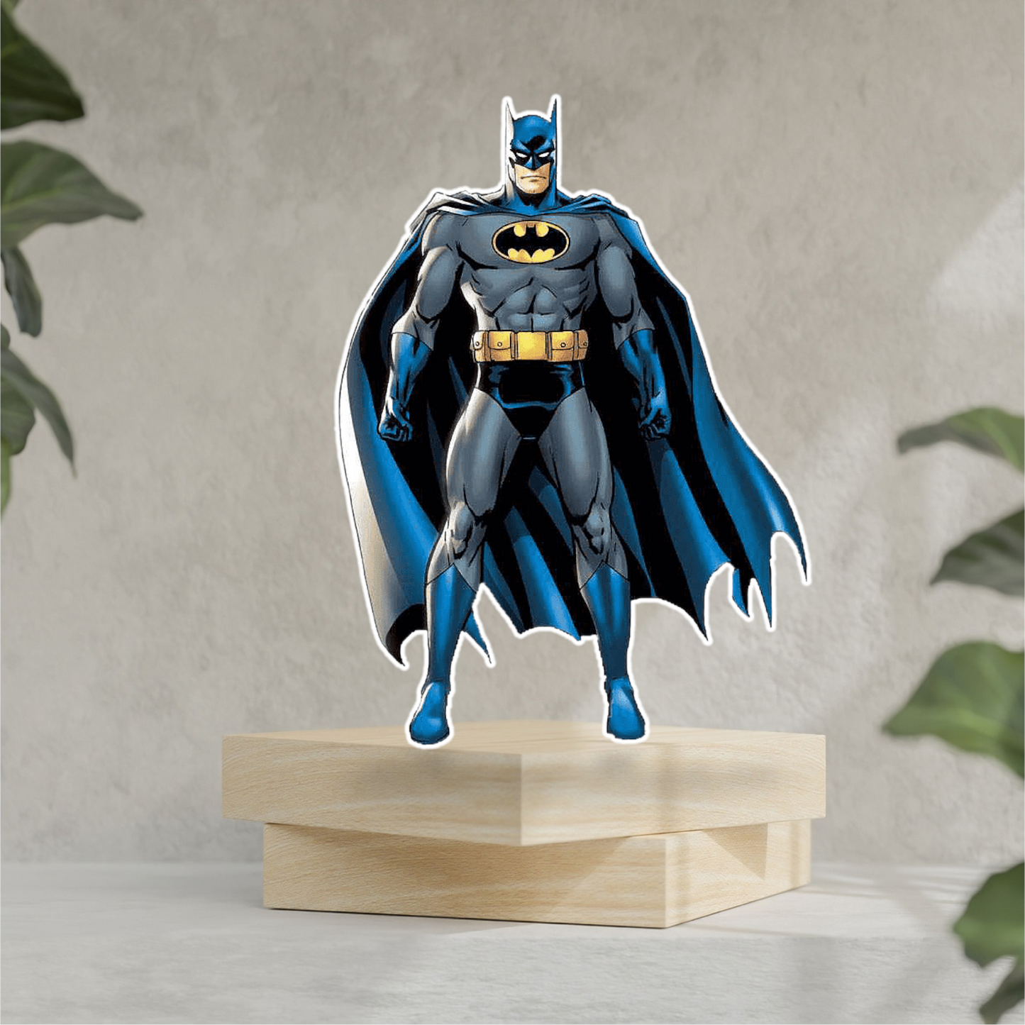 Batman party prop cutout centerpieces standee cake topper backdrop and party decorations.