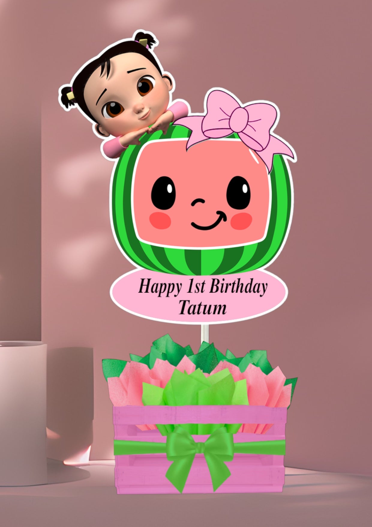 Cece Cocomelon Character Centerpiece