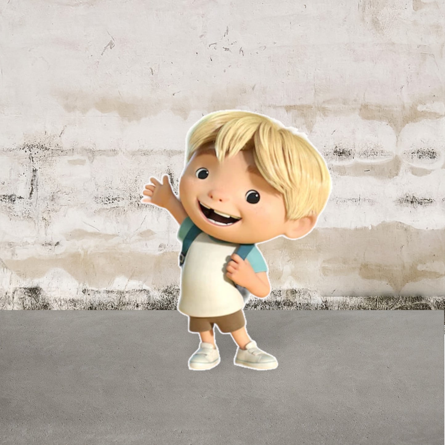 Trash Truck character prop cutout