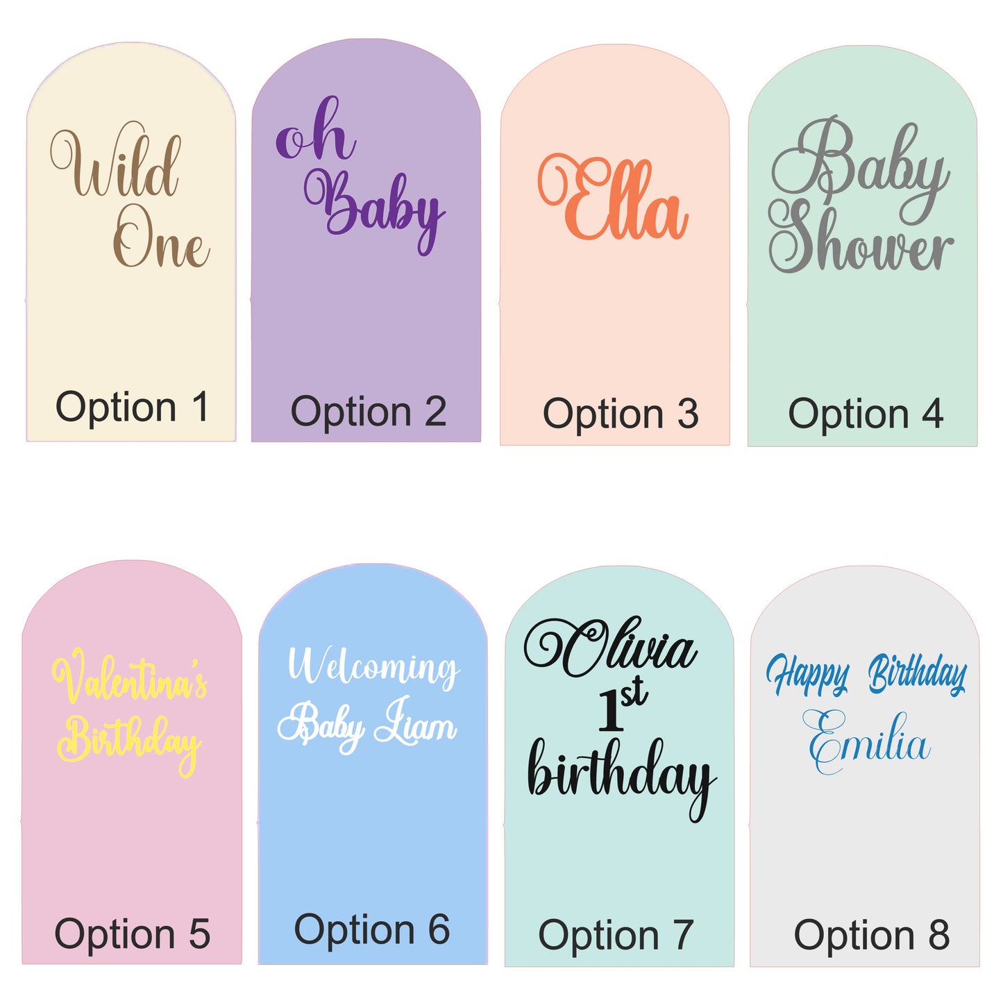 Custom Word, Names Sign Backdrop, Personalized Name Cutout Vinyl Sign.