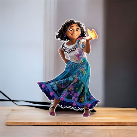 Encanto Birthday custom character foam board cutouts.