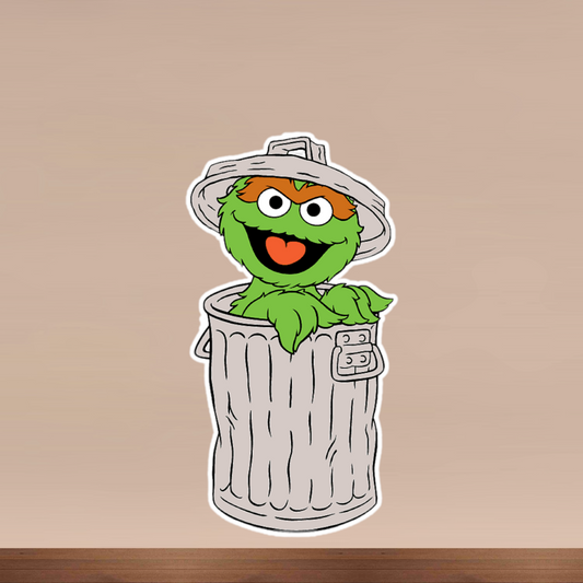 Sesame Street Oscar the grouch Character cutouts.