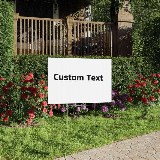 Customizable Lawn Sign for Celebrations, Events, and Home Decor | Personalized Yard Sign | Garden Decoration, Party Signage, Custom Message