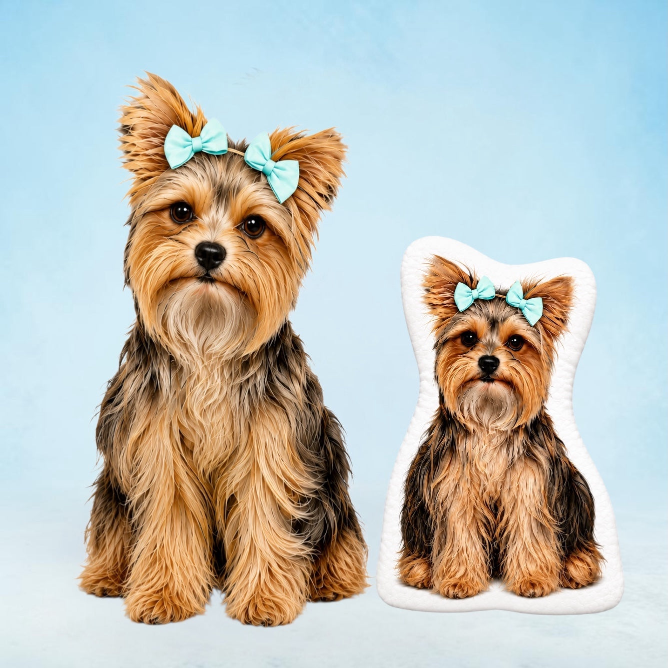 Custom Yorkie Shaped Pillow | Personalized Yorkshire Terrier Pillow | Dog Lover Gift | Pet Memorial Pillow | Custom Pet Cushion | Yorkie Mom Gift