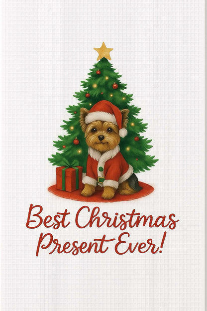 Christmas Dog kitchen towel