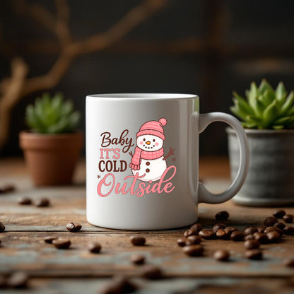 Christmas mug Baby is cold outside