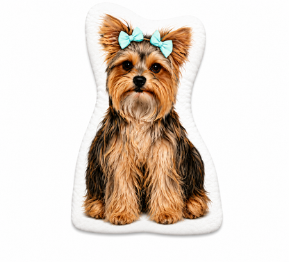 Custom Yorkie Shaped Pillow | Personalized Yorkshire Terrier Pillow | Dog Lover Gift | Pet Memorial Pillow | Custom Pet Cushion | Yorkie Mom Gift