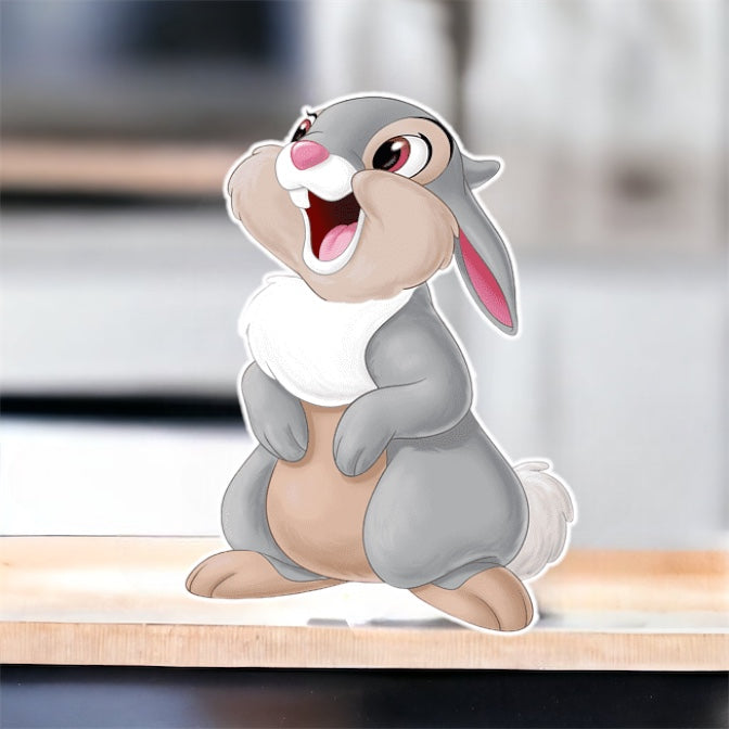 Bambi Thumper party prop sign centerpieces backdrop cake topper baby shower cutout and party decorations.