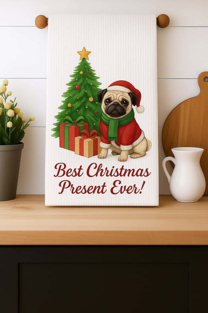 Christmas Dog kitchen Towel