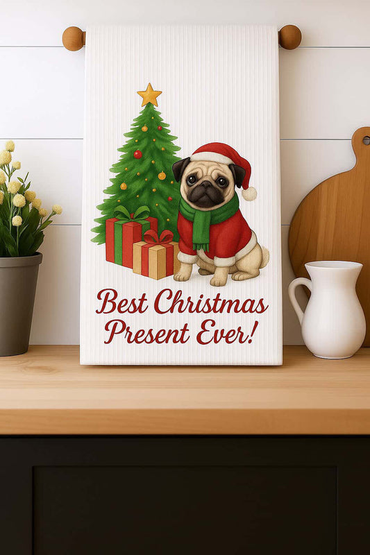 Christmas Dog kitchen Towel