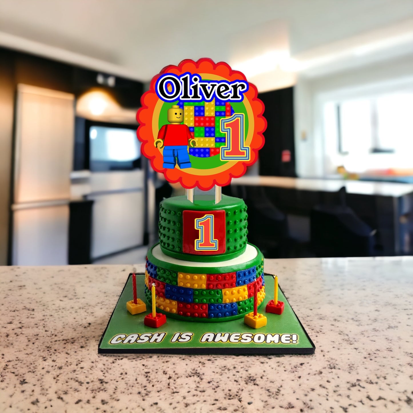 Lego Cake topper