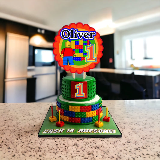 Lego Cake topper
