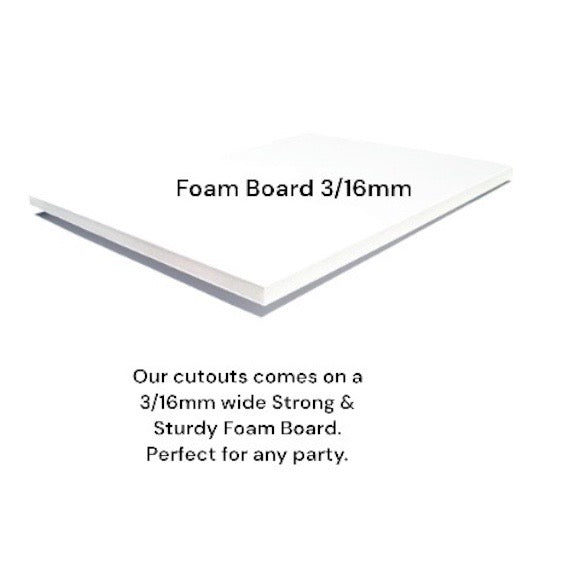 Party Prop,Custom foam board Cutouts and Party Decorations. DN