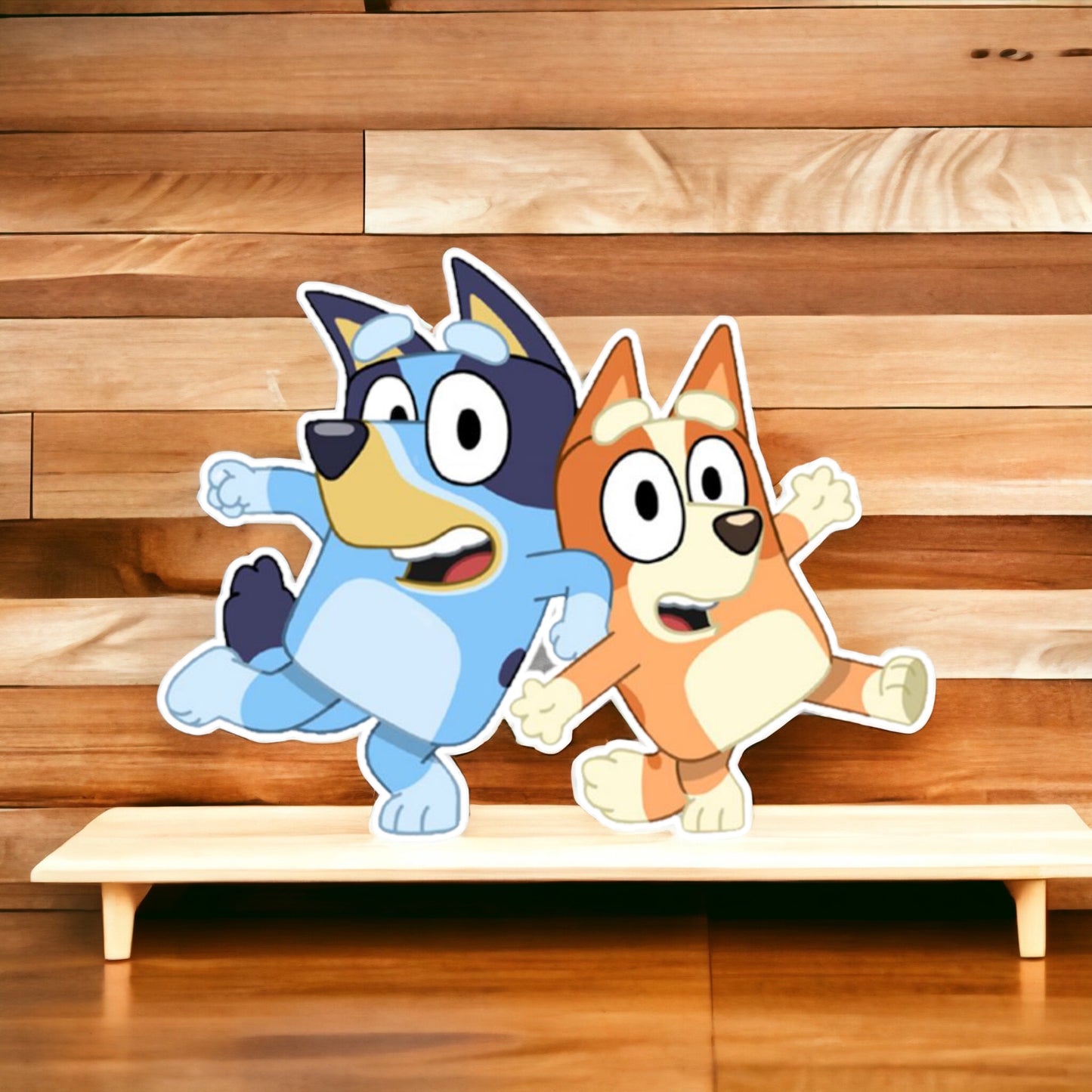 Bluey & Bingo party prop sign centerpieces backdrop cake topper cutouts party decorations.