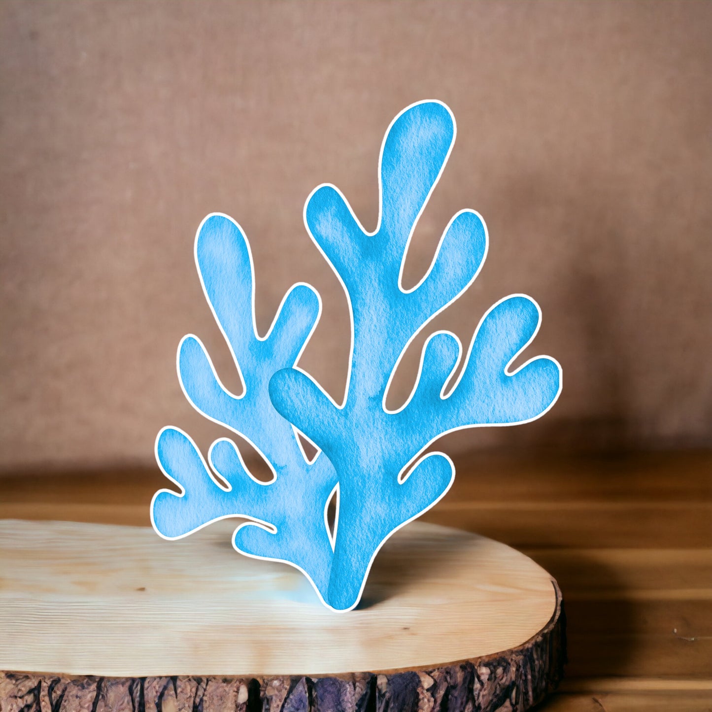Seaweed party prop cutout, Centerpiece, cake topper and party