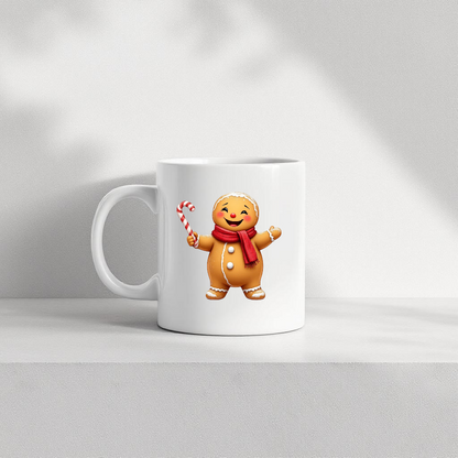 Christmas gingerbread men mug