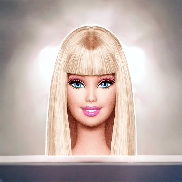 Barbie Birthday party prop sign Character Cutout centerpieces backdrop and party decorations.