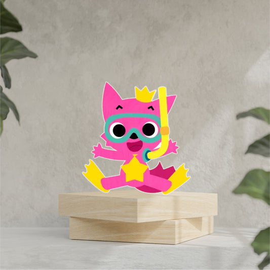 Baby Shark party prop sign centerpieces cake topper backdrop cutout and party decorations.