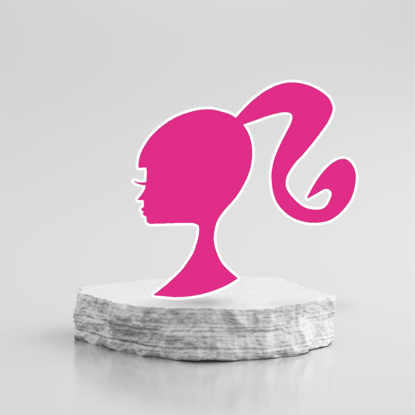 Barbie party prop sign centerpieces backdrop cake topper and party decorations.
