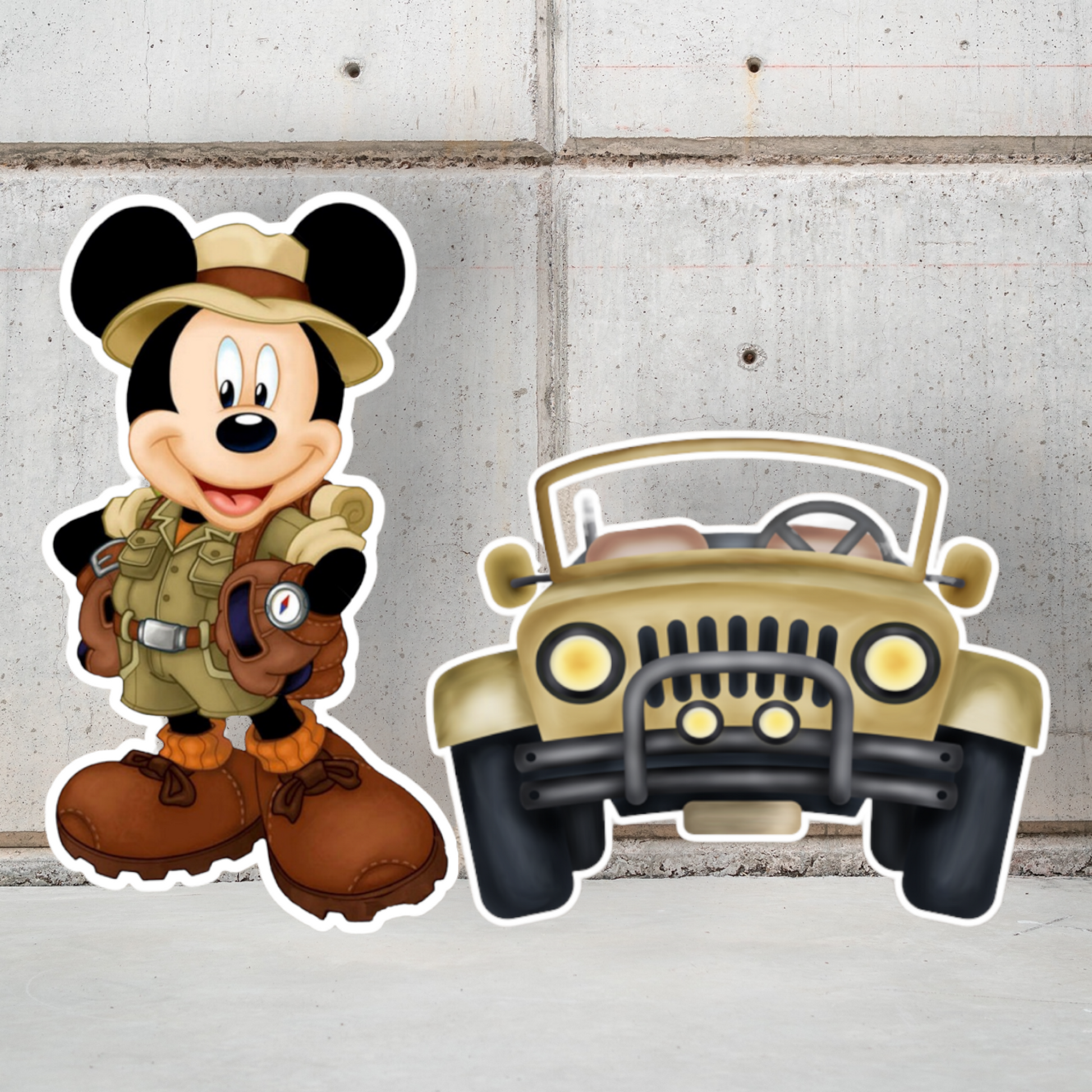 Safari Mickey Mouse, Safari Mickey Mouse PNG, Safari Mickey Mouse