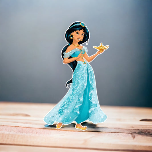 Aladdin Jasmine party prop cutout Character centerpieces backdrop and party decorations.