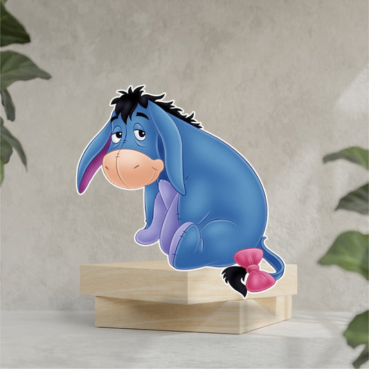 Baby Eeyore Winnie the Pooh party prop centerpieces backdrop sign and party decorations.