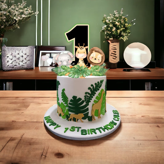 Safari Baby Animal  Cake topper