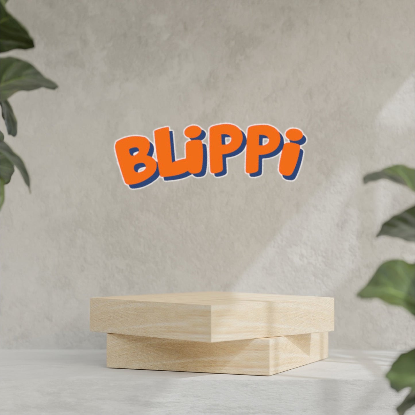 Blippi party prop sign cutout centerpiece Backdrop and party decorations.