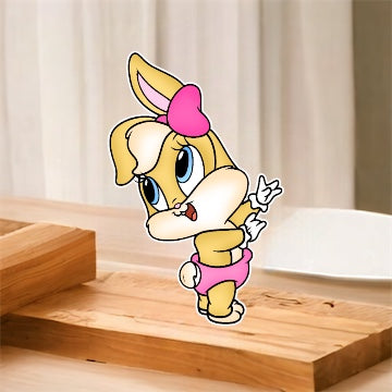Baby Looney Tunes Lola party prop cutout centerpieces sign backdrop and party decorations.