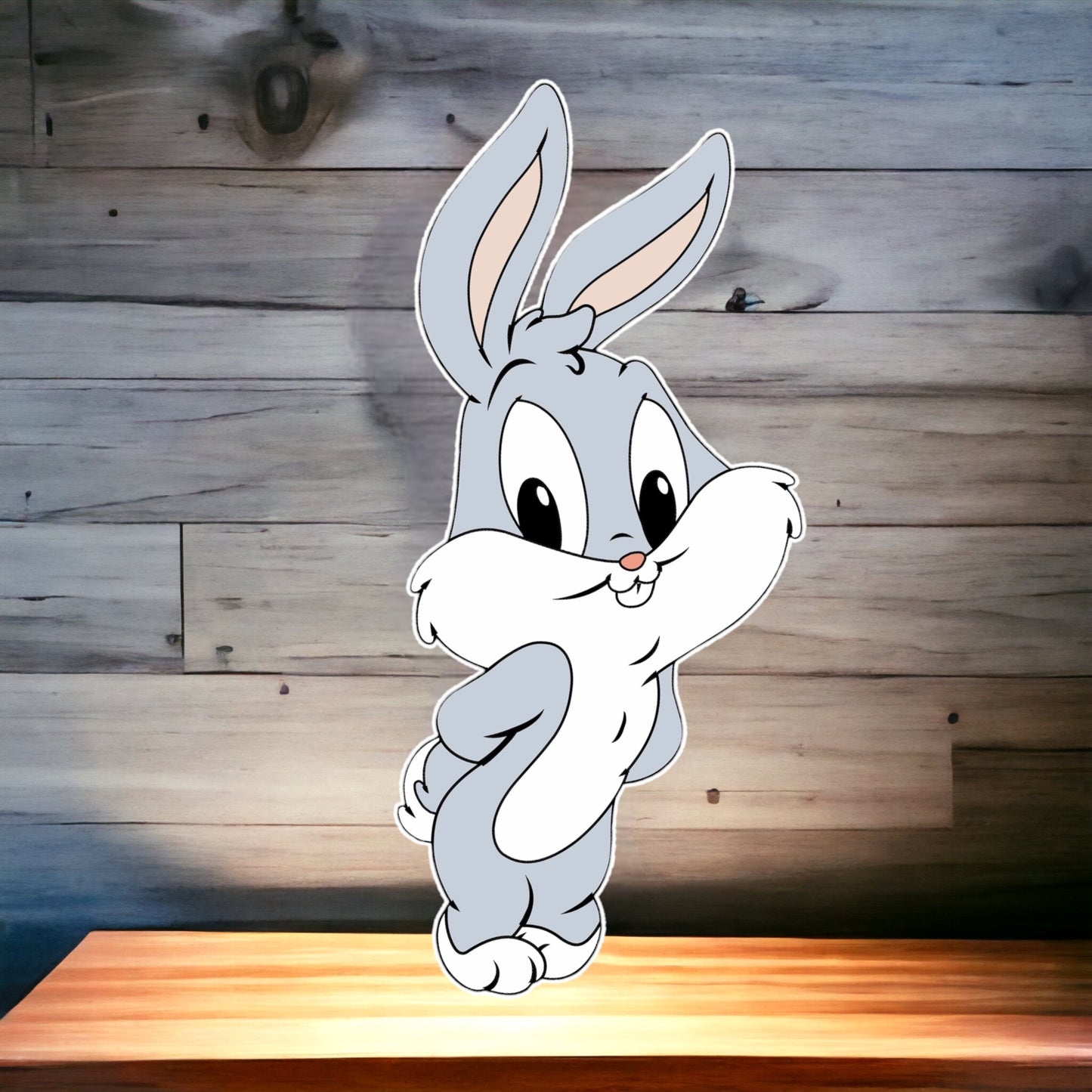 Baby Looney Tunes Bugs Bunny party prop centerpieces cake topper backdrop standee Characters and party decorations.