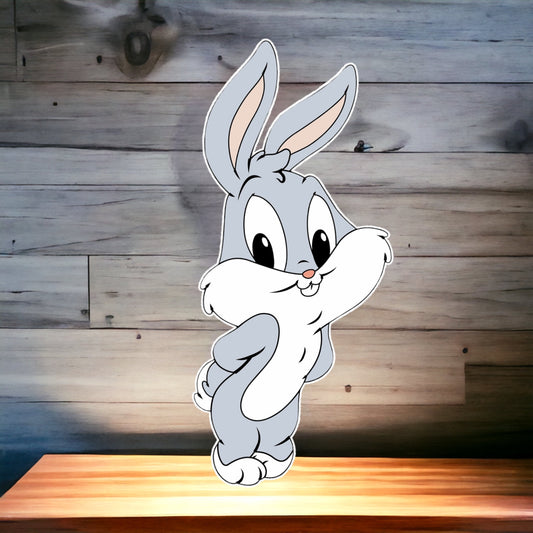 Baby Looney Tunes Bugs Bunny party prop centerpieces cake topper backdrop standee Characters and party decorations.