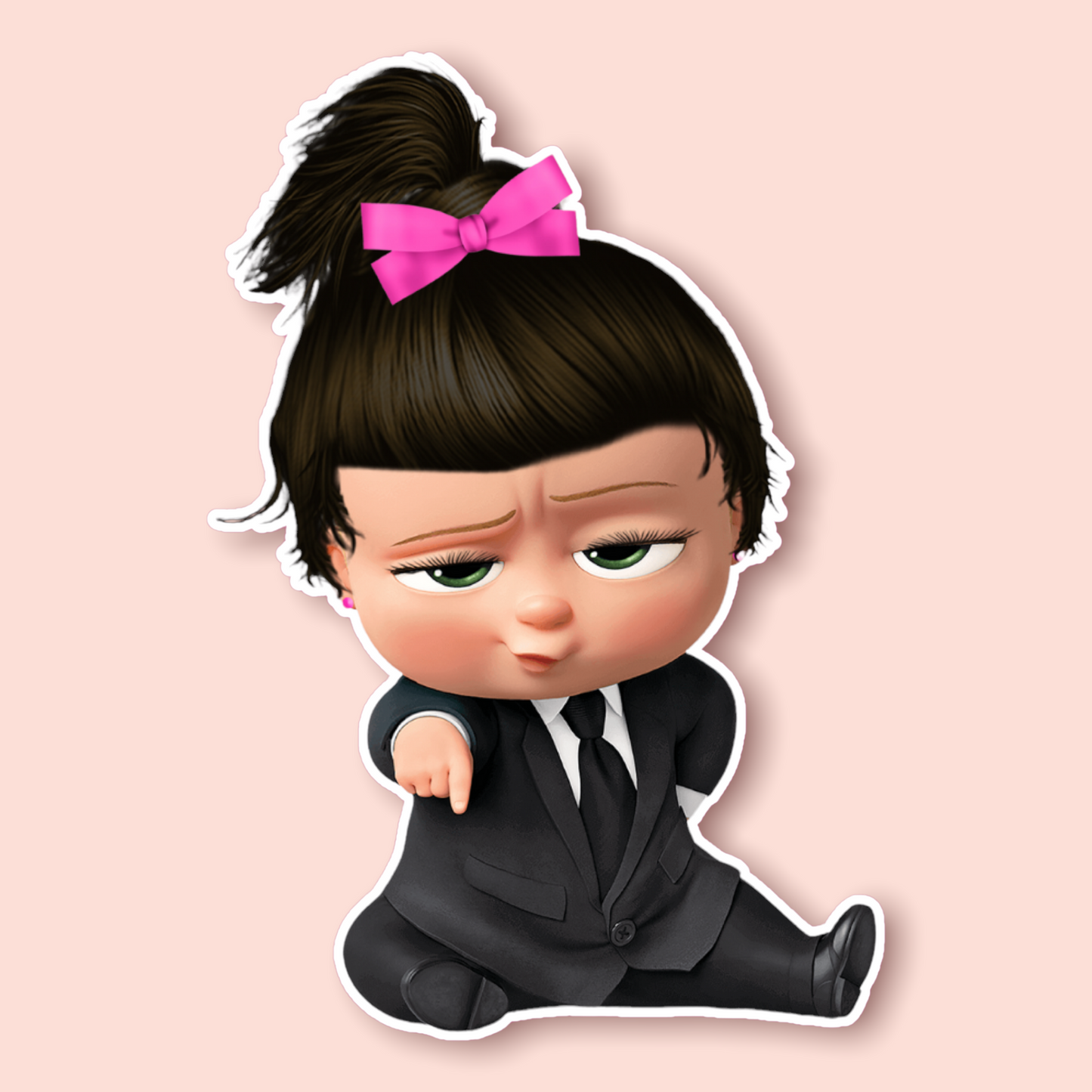 Boss baby  Girl Birthday prop Cutouts, Centerpieces, Cupcakes topper, Cake toppers and Backdrop.